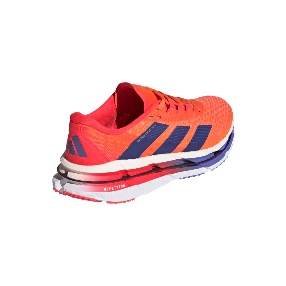 Adidas Adistar BYD M Men's Running Shoes in Impact Orange/Lucid Blue/Lucid Red SS25 - Image 2