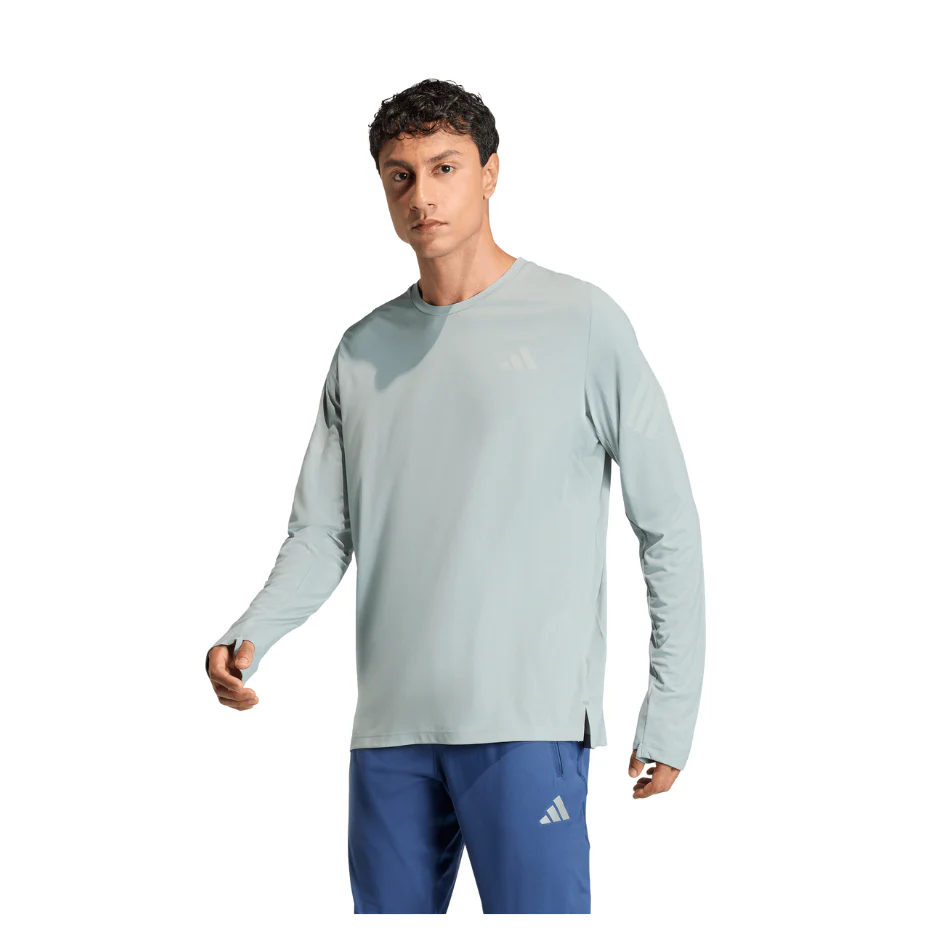 adidas Men's Adi 365 Long Sleeve Top in Wonder Sage SS26 - Image 2