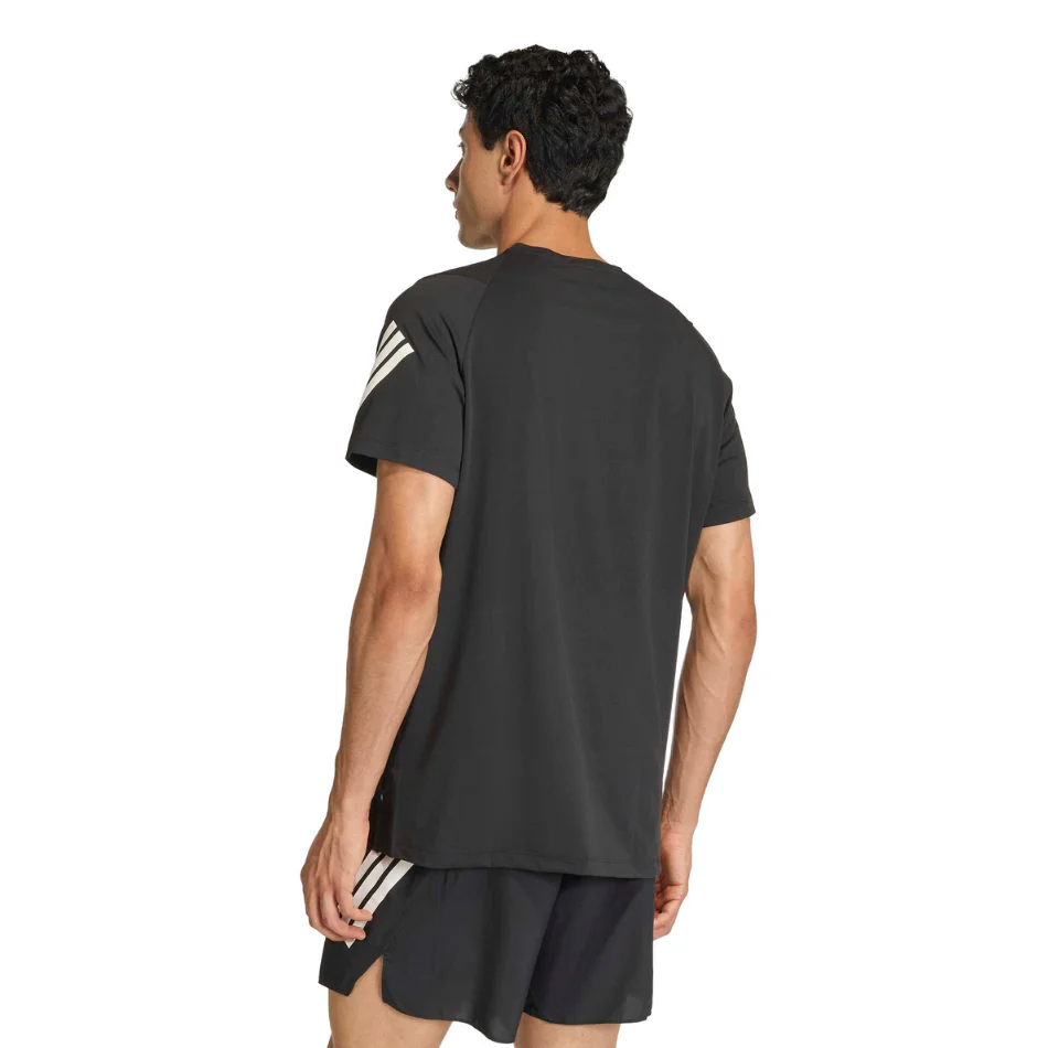 adidas Men's Adi365 Short Sleeved T-shirt in Black AW26 - Image 3