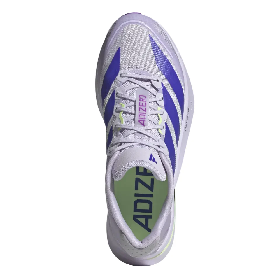 adidas Men's Adizero Boston 13 Running Shoes in Purple Tint/Solar Purle/Green Spark AW26 - Image 5