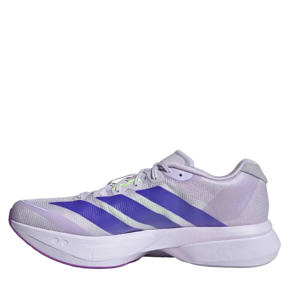 adidas Men's Adizero Boston 13 Running Shoes in Purple Tint/Solar Purle/Green Spark AW26 - Image 6