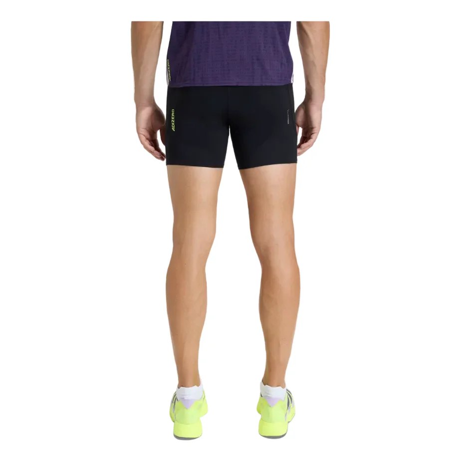 adidas Men's Adizero Running Short Pocket Tights in Black SS26 - Image 3