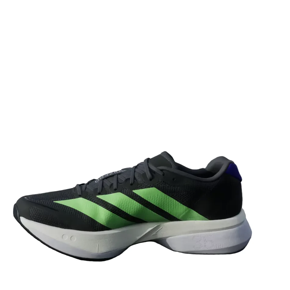 adidas Men's Boston 13 Running Shoes in Core Black/Lime Burst/Energy Ink SS26 - Image 3