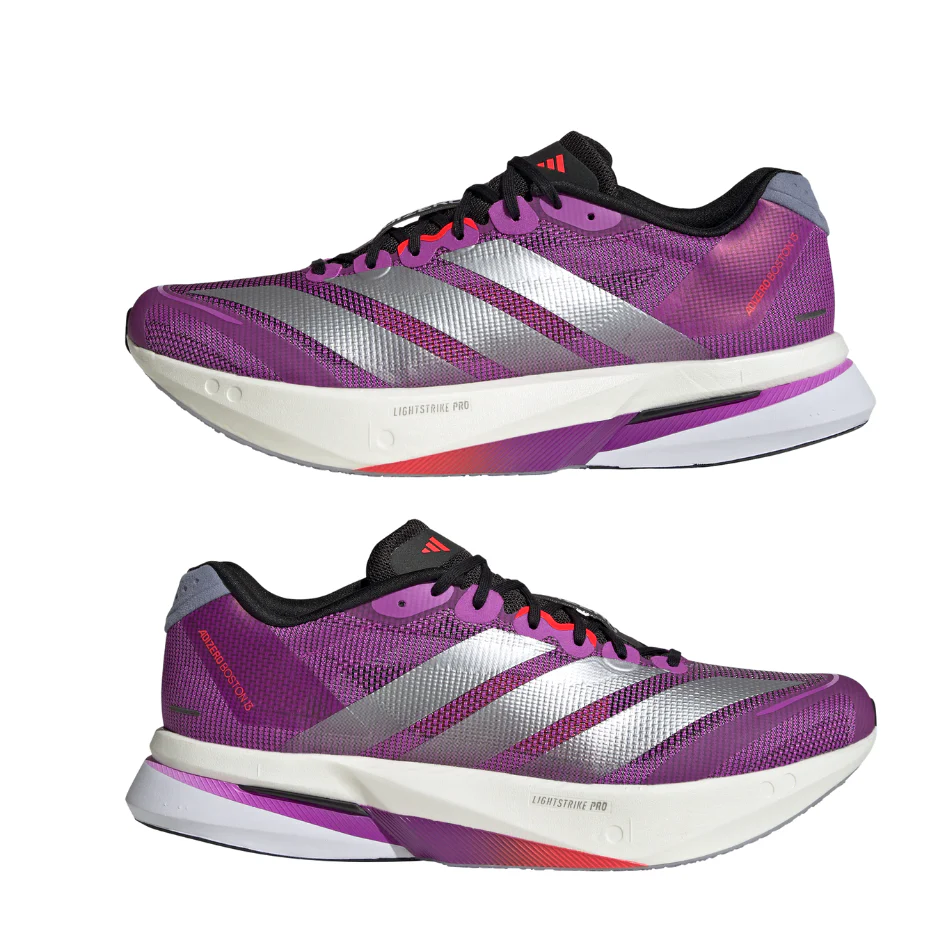Adidas Men's Boston 13 Running Shoes in Purple/Silver AW25 - Image 3