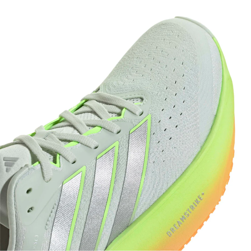 adidas Men's Supernova Rise 3 Running Shoes in Crystal Jade/Silver Met./Lucid Tangerine AW26 - Image 3