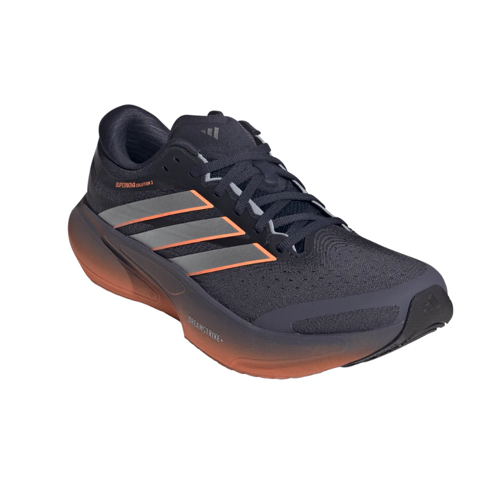adidas Men's Supernova Solution 3 Running Shoes in Aurora Onix/silver met./Lucid Orange SS26 - Image 6