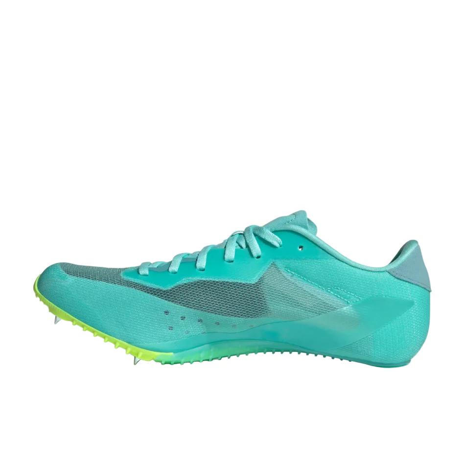 adidas Unisex Sprintstar Track Spikes in Flash Aqua/Cloud White/Lucid Lemon AW25 - Image 5