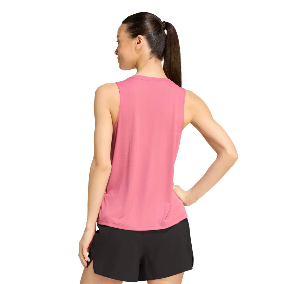 adidas Women's Run Essentials Tank in Dual Magenta AW26 - Image 3