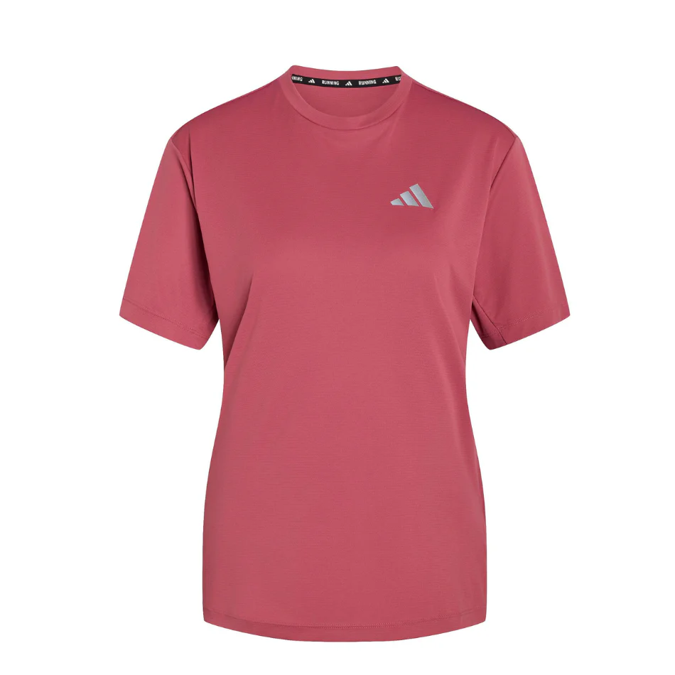 adidas Women's Run Essentials Tee in Dual Magenta AW26