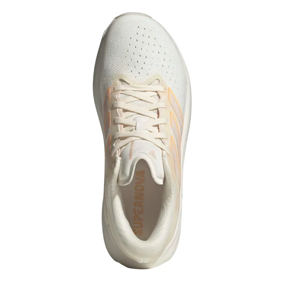 adidas Women's Supernova Solution 3 Running Shoes in Chalk White/Acid Orange/Wonder Quartz AW26 - Image 3