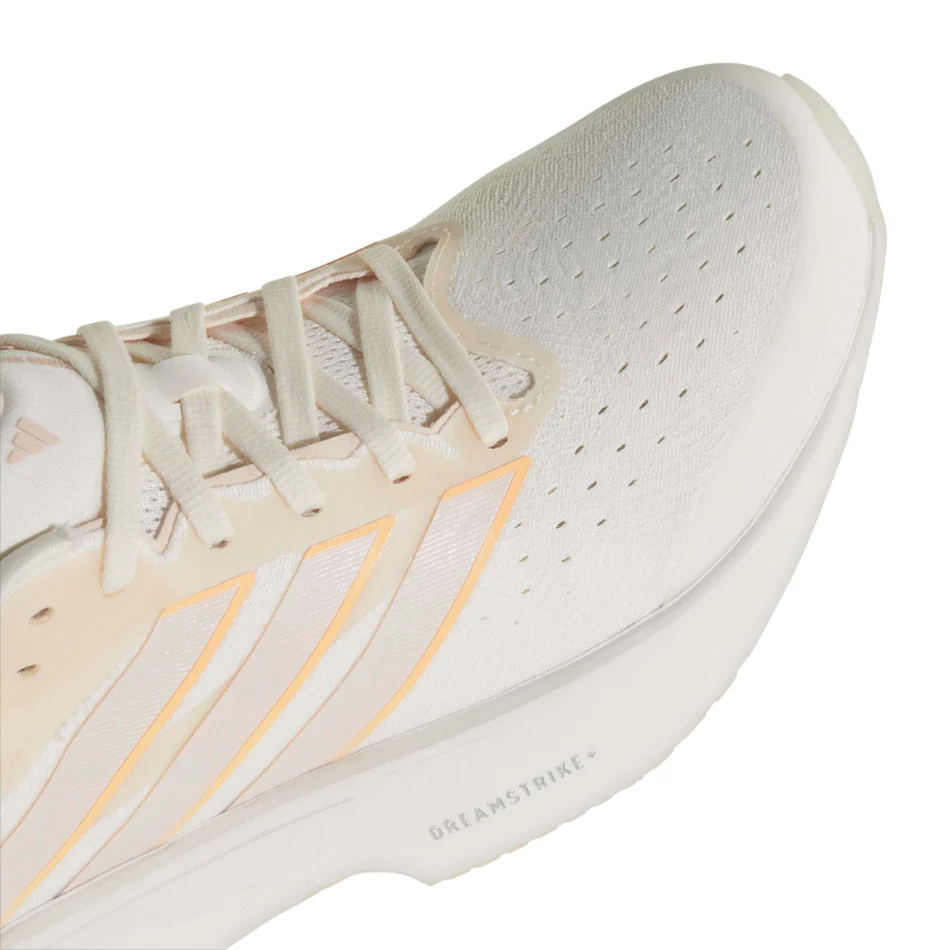 adidas Women's Supernova Solution 3 Running Shoes in Chalk White/Acid Orange/Wonder Quartz AW26 - Image 6