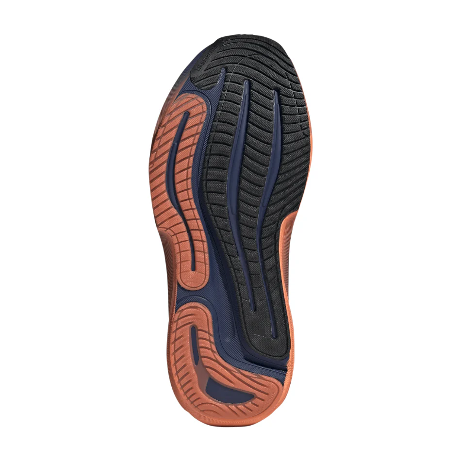 adidas Women's Supernova Solution 3 Running Shoes in dark blue/clear orange/beam orange SS26 - Image 4
