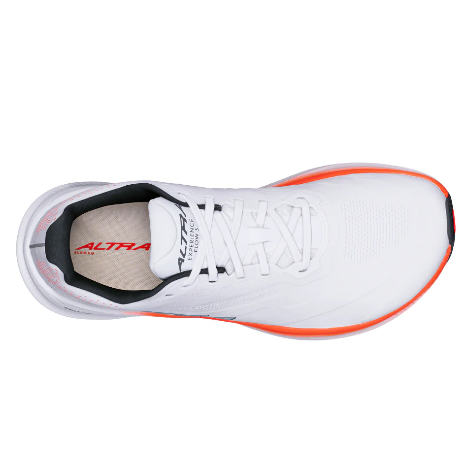 Altra Men's Experience Flow 3 Running Shoes in White/Coral SS26 - Image 5
