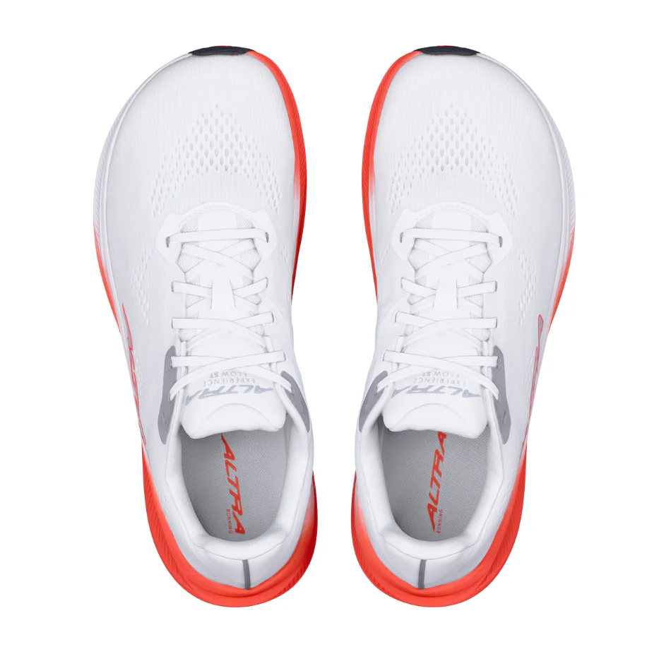 Altra Men's Experience Flow ST Running Shoes in White/Coral SS26 - Image 2