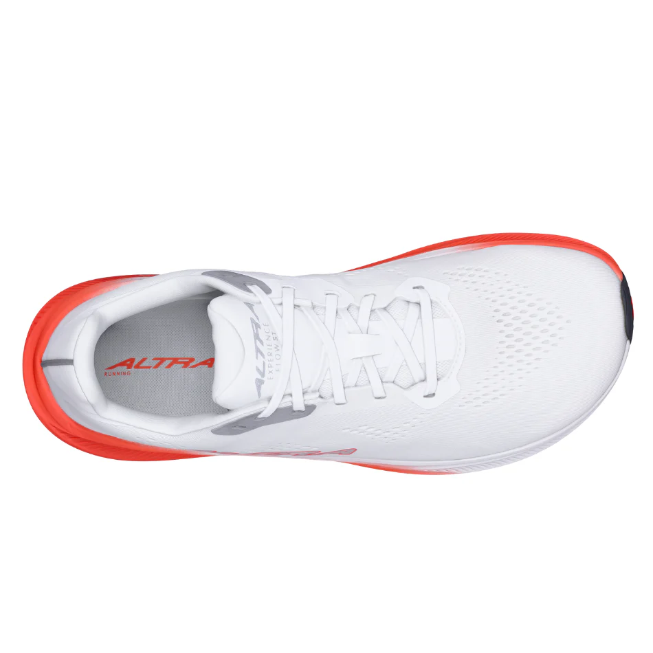 Altra Men's Experience Flow ST Running Shoes in White/Coral SS26 - Image 5