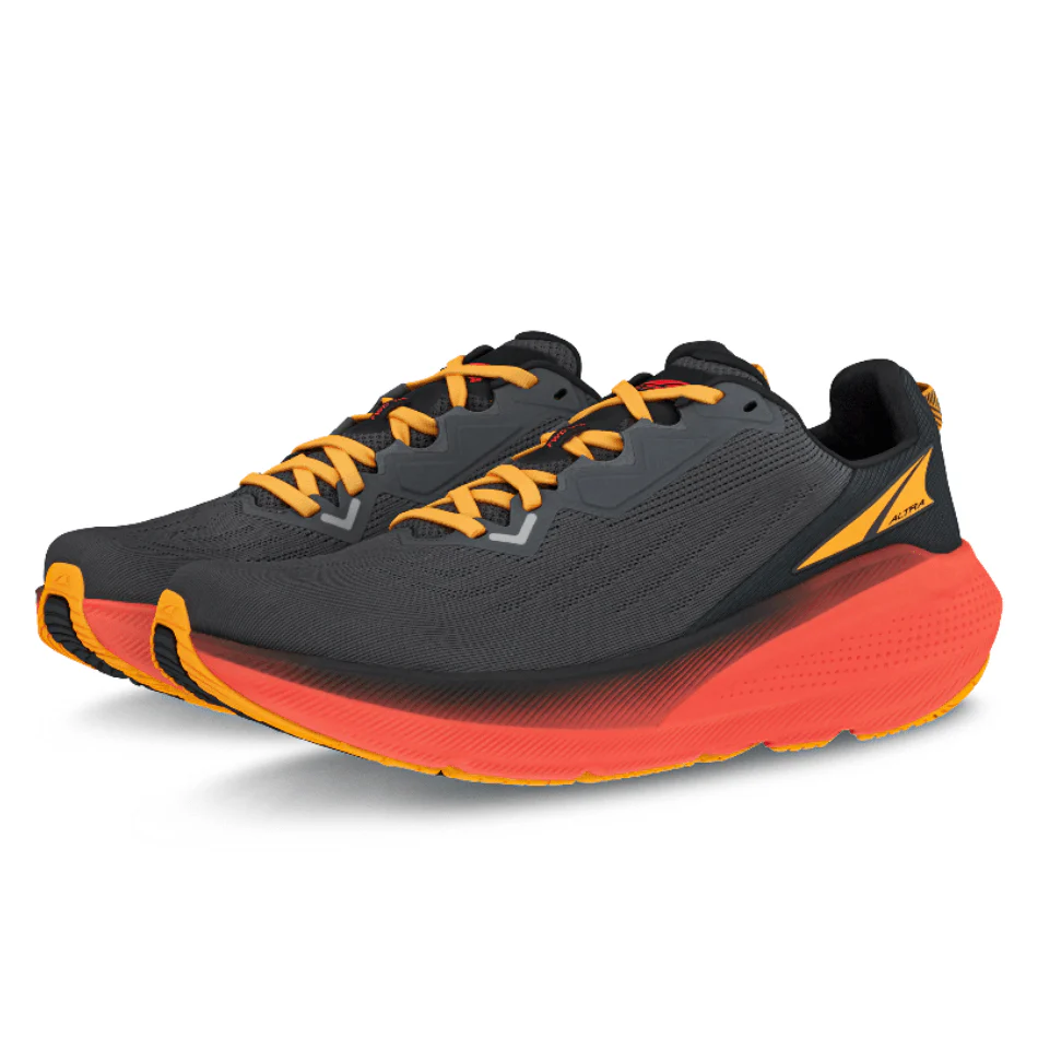 Altra Men's FWD Via Running Shoes in Black/Orange SS25 - Image 2