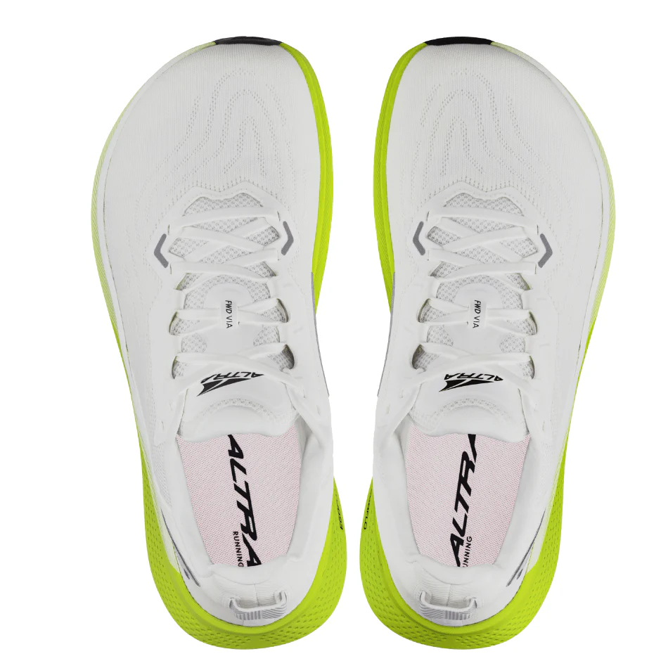 Altra Men's FWD Via Running Shoes in White/Lime AW25 - Image 2