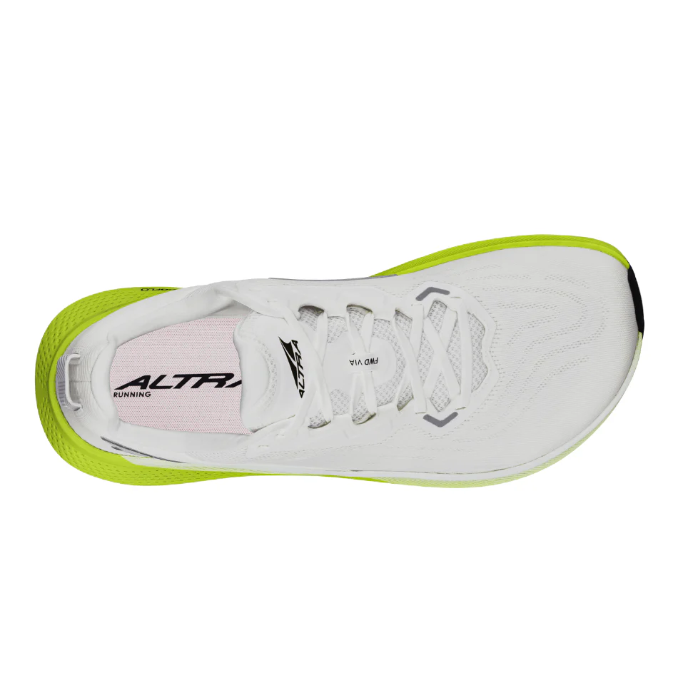 Altra Men's FWD Via Running Shoes in White/Lime AW25 - Image 4