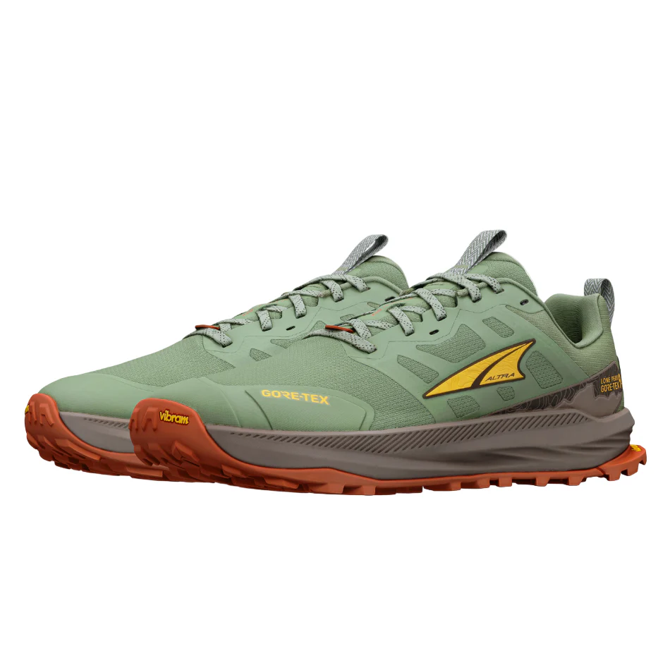 Altra Men's Lone Peak 9+ GTX Trail Running Shoes in Dusty Olive SS26 - Image 3