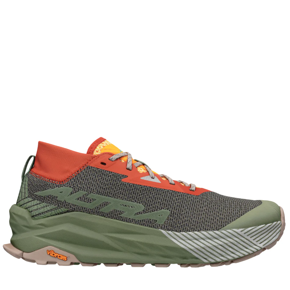 Altra Men's Olympus 275 Trail Running Shoes in Gray/Orange SS26