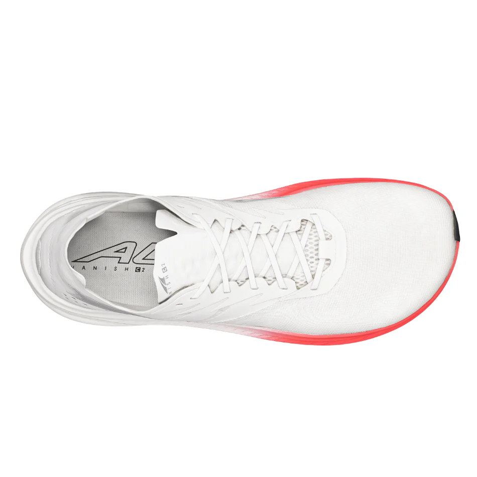Altra Men's Vanish Carbon 2 Running Shoes in White/Red SS26 - Image 2