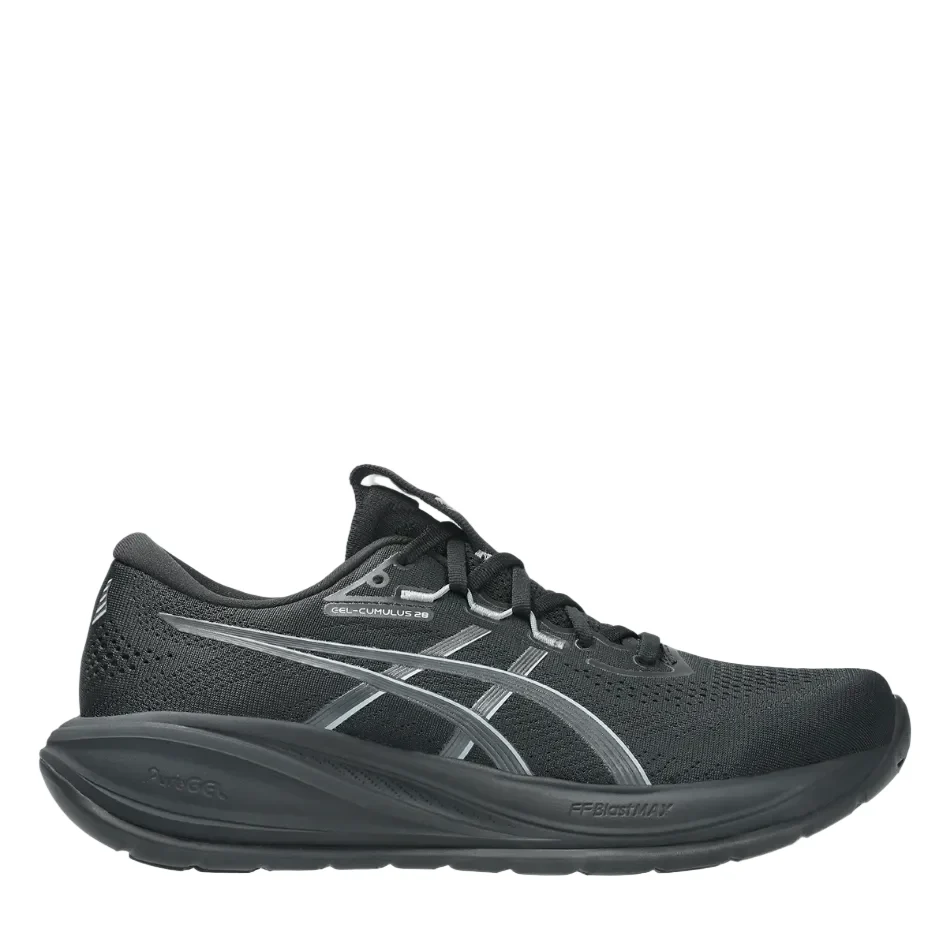 ASICS Men's CEL-CUMULUS 28 Running Shoes in Black/Carrier Grey AW26