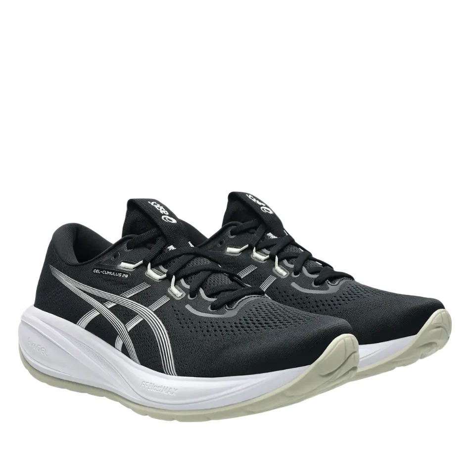 ASICS Men's CEL-CUMULUS 28 Running Shoes in Black/White AW26 - Image 2