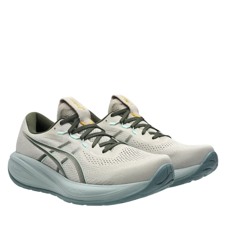ASICS Men's CEL-CUMULUS 28 Running Shoes in Simply Taupe/Vintage Khaki AW26 - Image 5