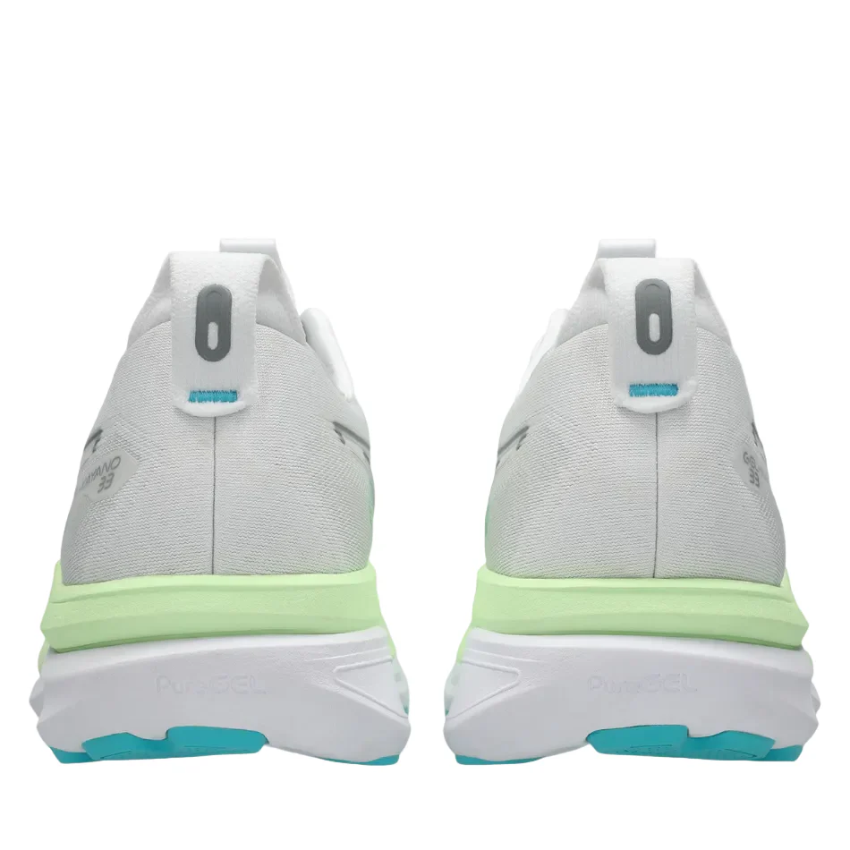 ASICS Men's GEL-KAYANO 33 Running Shoes in White/Energy Aqua AW26 - Image 4