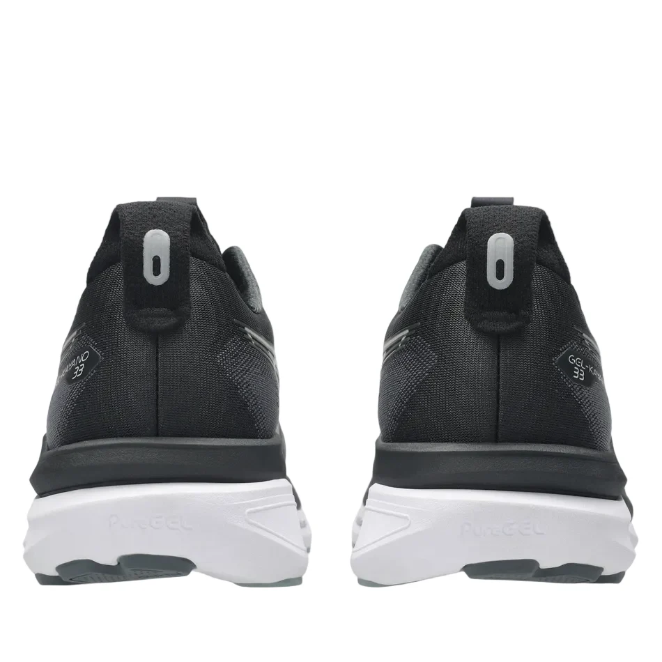ASICS Men's GEL-KAYANO 33 Running Shoes in Black/White AW26 - Image 4