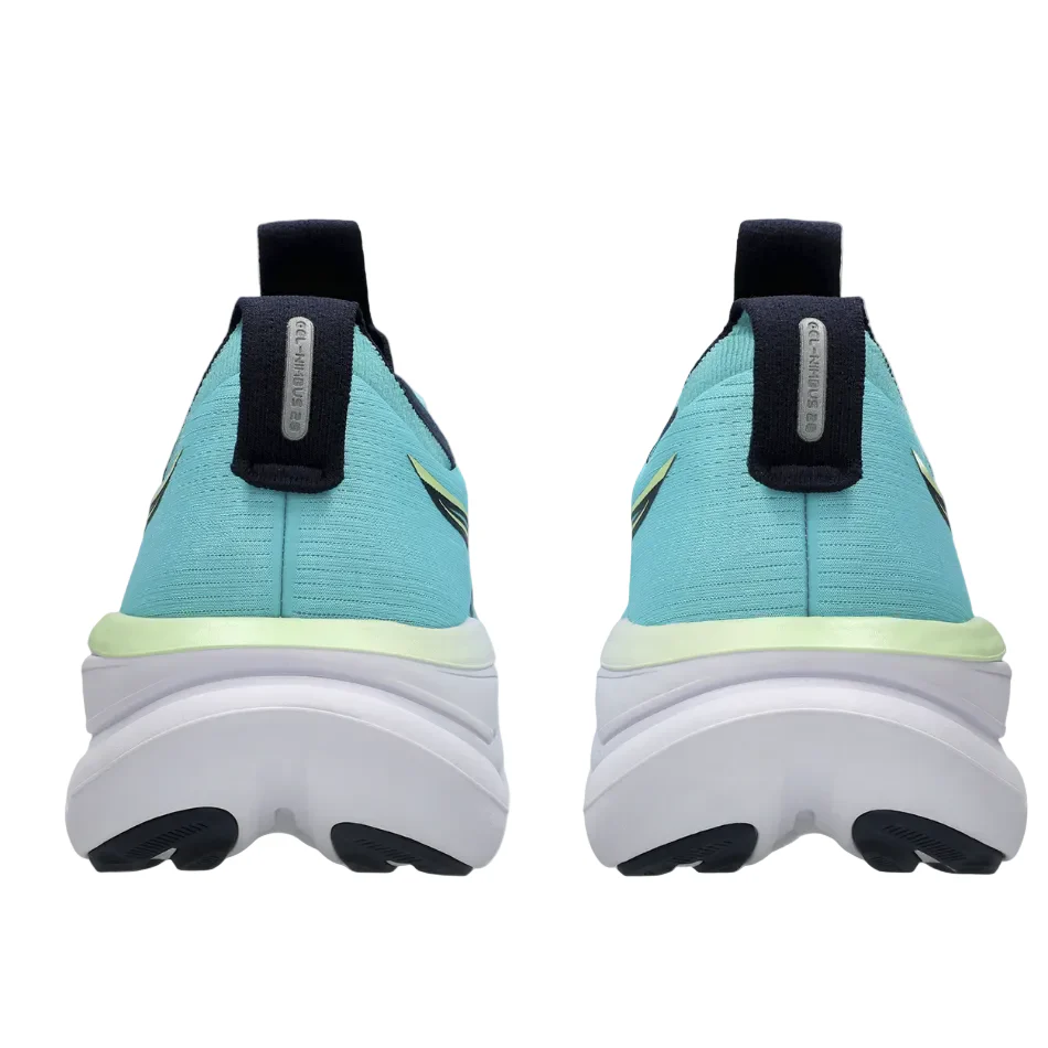 ASICS Men's GEL-NIMBUS 28 Running Shoes in Energy Aqua/Midnight AW26 - Image 4