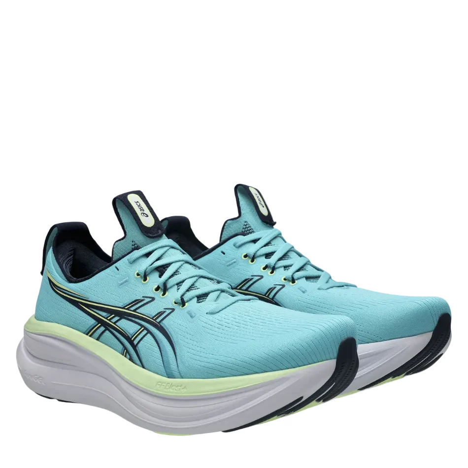 ASICS Men's GEL-NIMBUS 28 Running Shoes in Energy Aqua/Midnight AW26 - Image 5