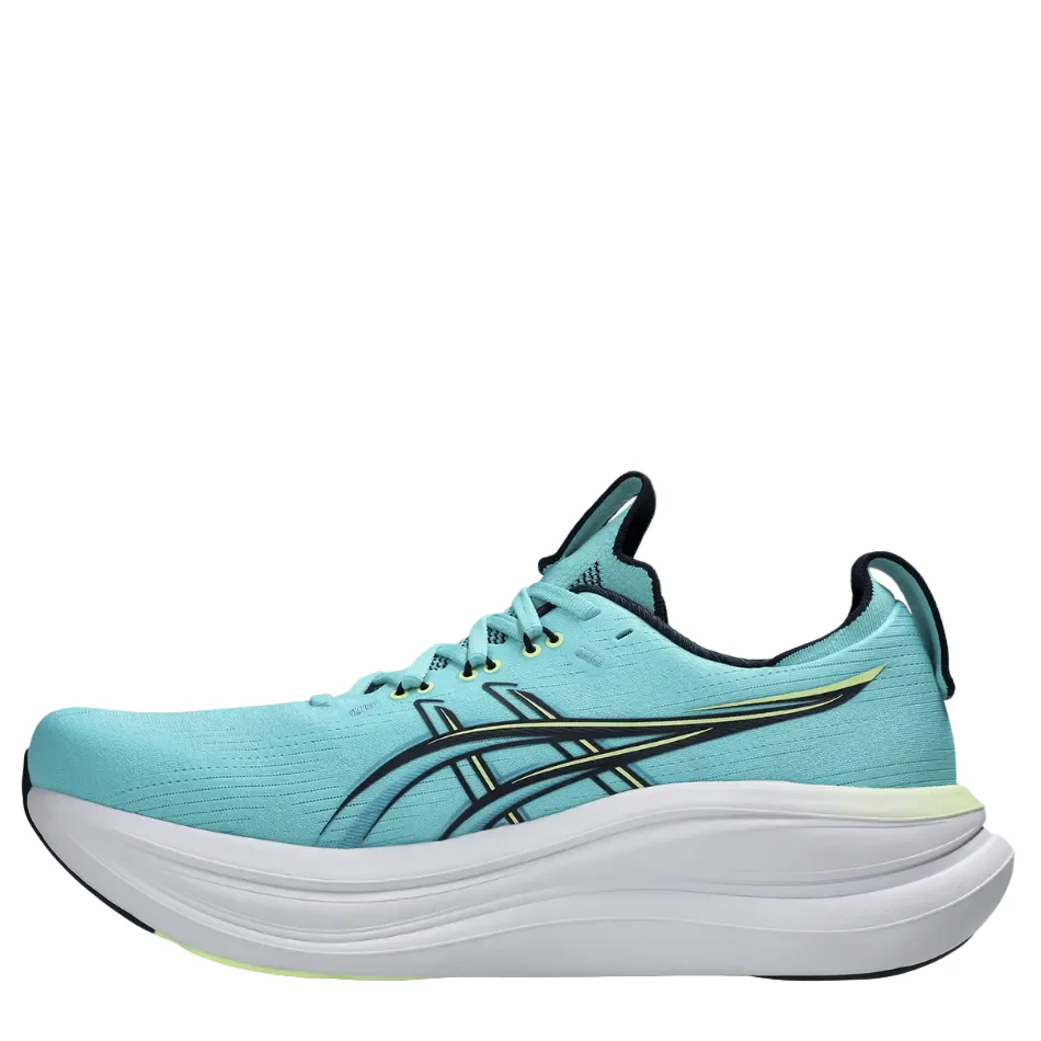ASICS Men's GEL-NIMBUS 28 Running Shoes in Energy Aqua/Midnight AW26 - Image 6