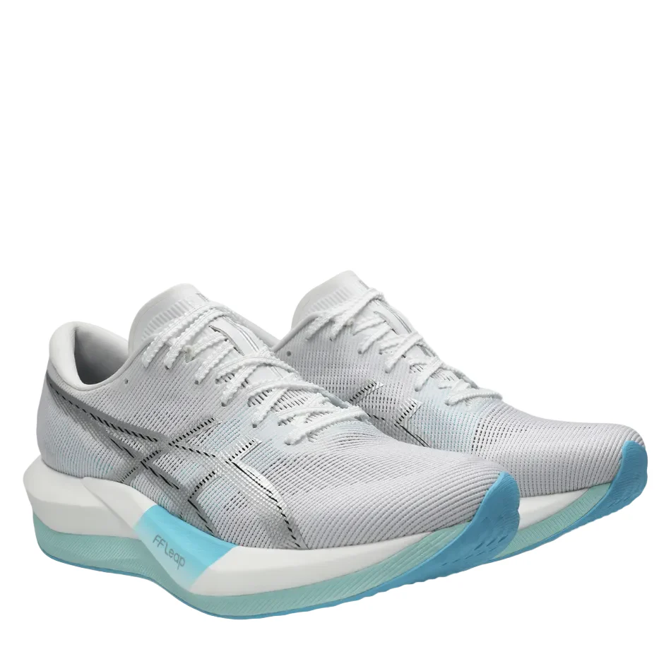 ASICS Unisex Magic Speed 5 Running Shoes in White/Pure Silver AW26 - Image 5