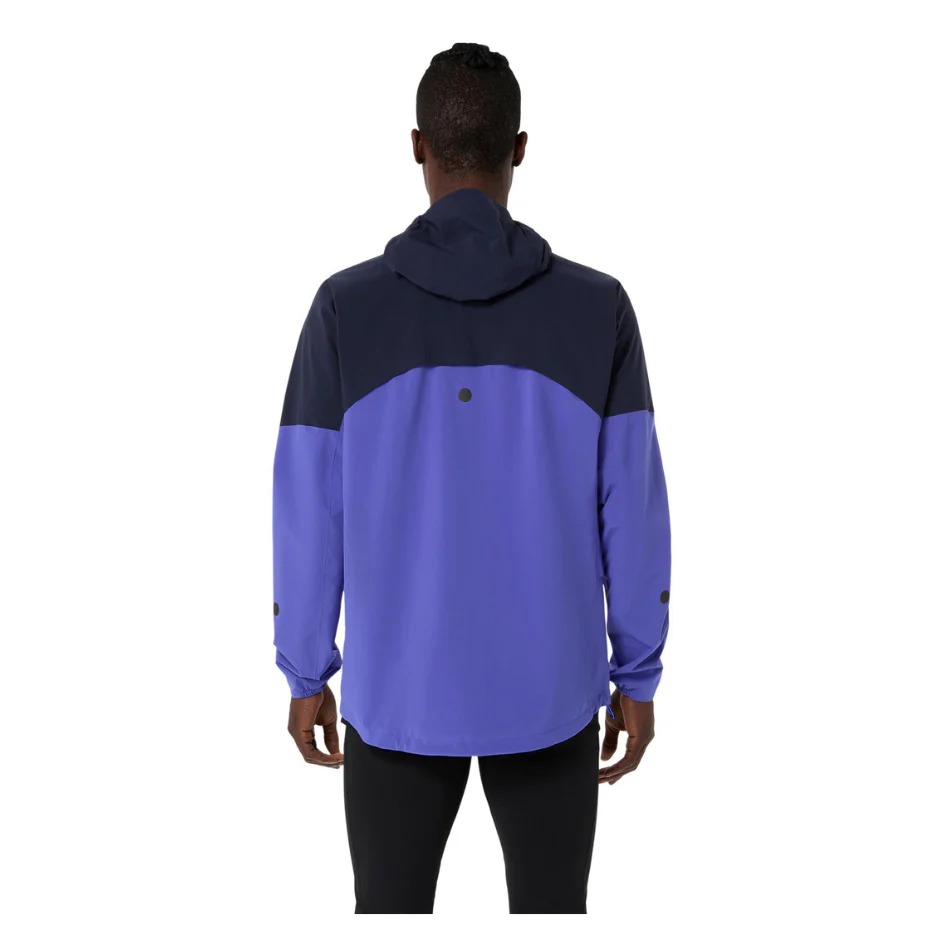 ASICS Men's METARUN LEGEND JACKET in Midnight/Cobalt Burst/Illuminate Green SS26 - Image 2