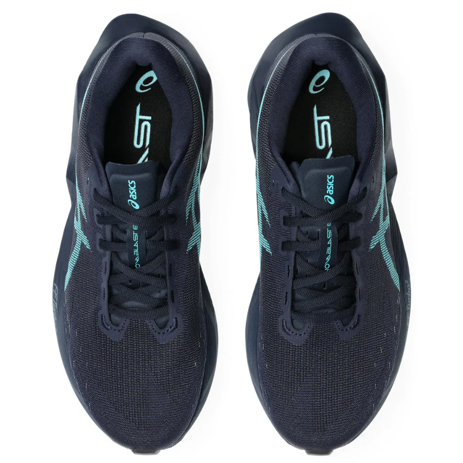 ASICS Men's NOVABLAST 6 Running Shoes in Midnight/Energy Aqua AW26 - Image 2