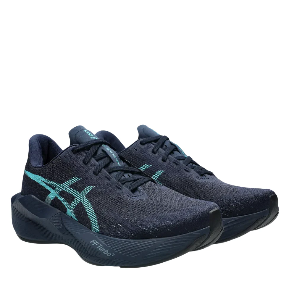 ASICS Men's NOVABLAST 6 Running Shoes in Midnight/Energy Aqua AW26 - Image 5