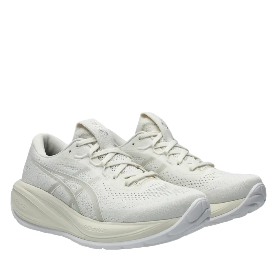 ASICS Women's GEL-CUMULUS 28 Running Shoes in Cream/Glacier Grey AW26 - Image 2