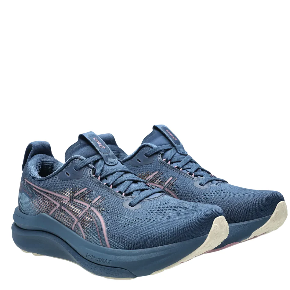 ASICS Women's GEL-KAYANO 33 Running Shoes in Grand Shark/Taro Purple AW26 - Image 5