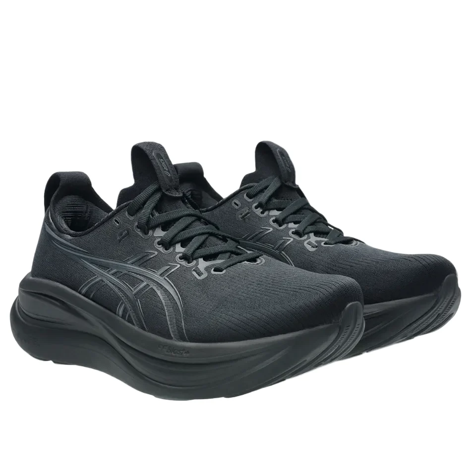 ASICS Women's GEL-NIMBUS 28 Running Shoes in Black/Graphite Grey AW26 - Image 2