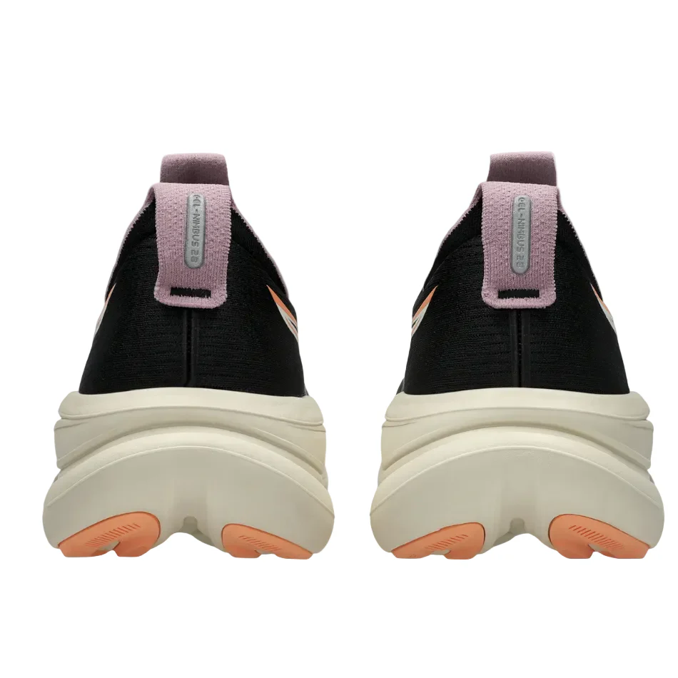 ASICS Women's GEL-NIMBUS 28 Running Shoes in Black/Taro Purple AW26 - Image 4