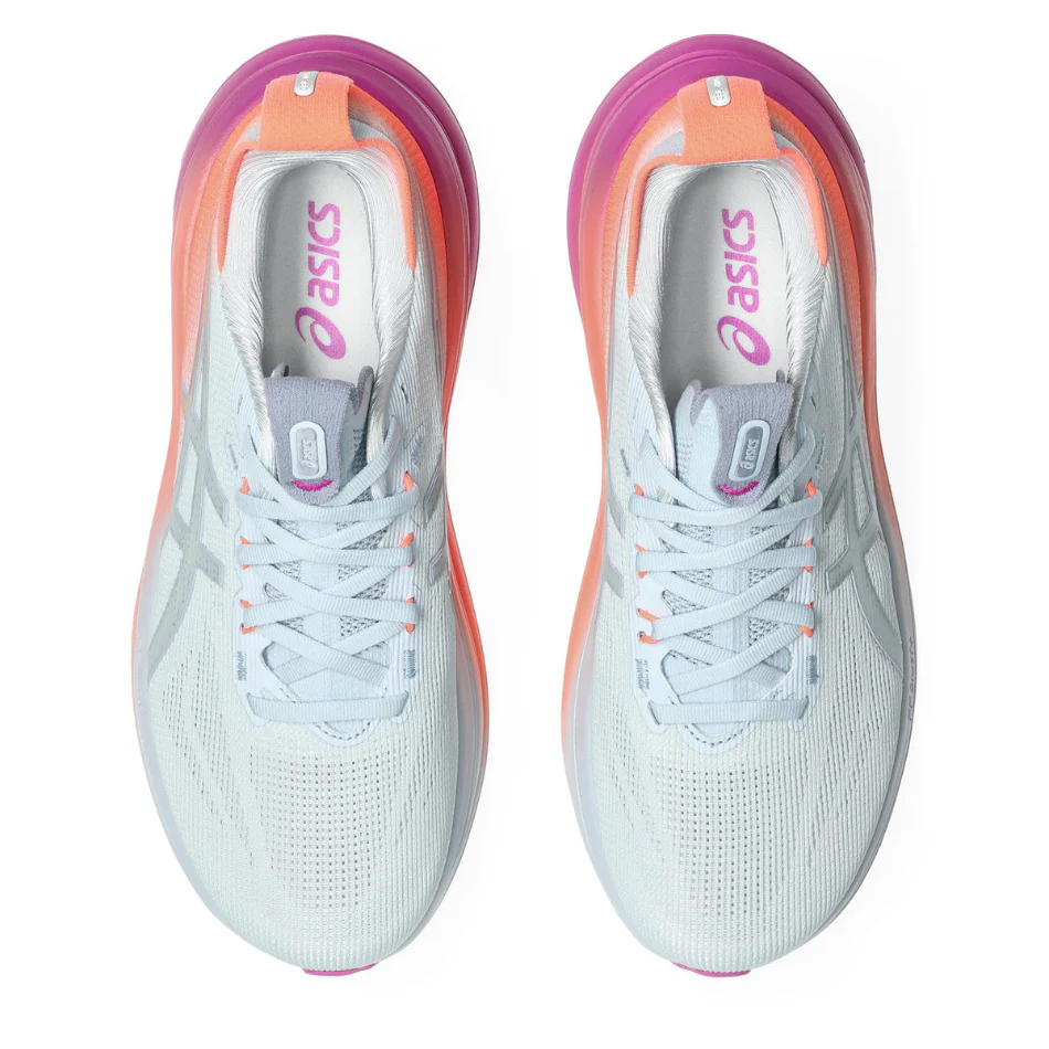ASICS Women's GEL-NIMBUS 28 Sunny Sizzle Running Shoes in Sky/Digital Sakura SS26 - Image 2