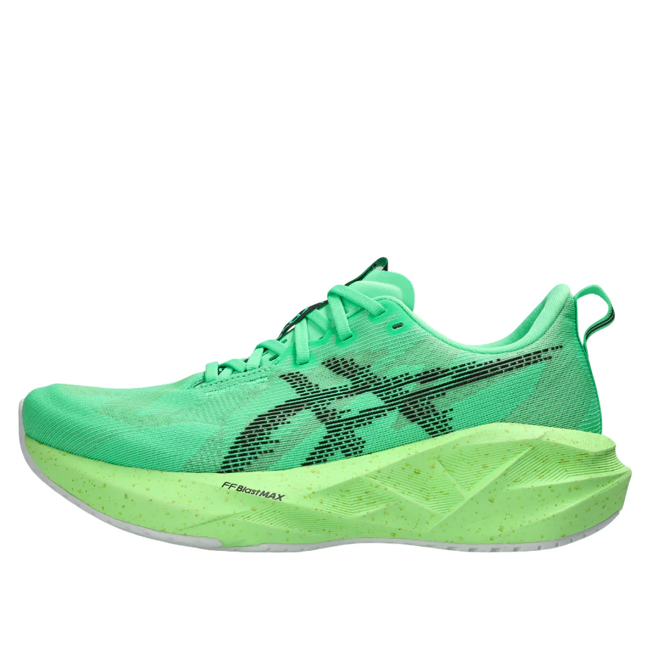 ASICS Women's NOVABLAST 5 EKIDEN PACK Running Shoes in Vital Green/Black SS26 - Image 6