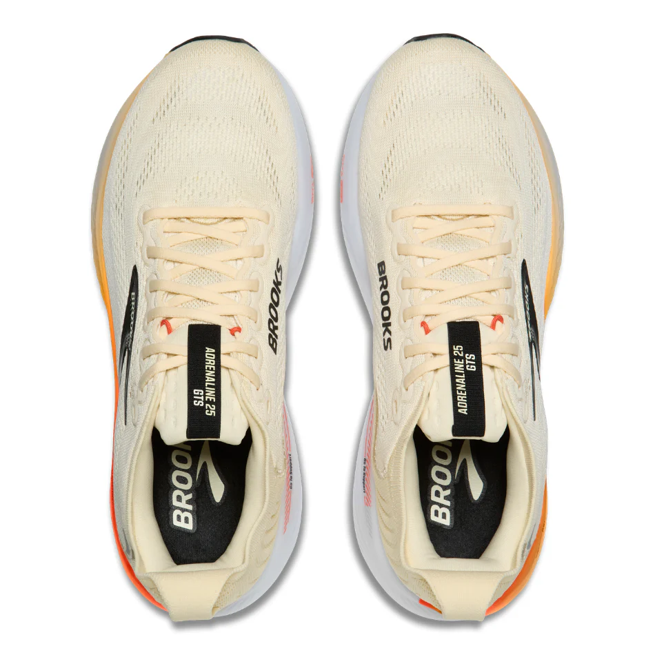 Brooks Men's Adrenaline GTS 25 Running Shoes in Rutabaga/Tigerlily/Orange AW26 - Image 2