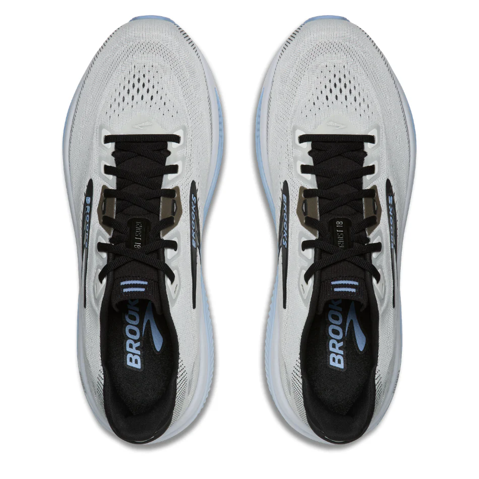Brooks Men's Ghost 18 Running Shoes in White/Black/Open Air AW26 - Image 4