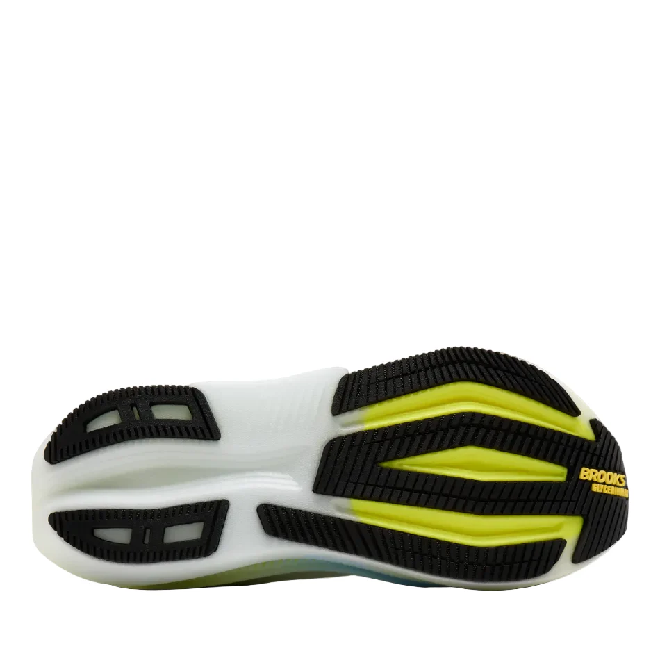 Brooks Men's Glycerin Max 2 Running Shoes in Bright White/Black/Nightlife AW26 - Image 3
