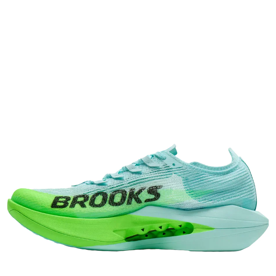 Brooks Unisex Hyperion Elite 5 Running Shoes in Limpet/Black/Green Gecko SS26 - Image 5
