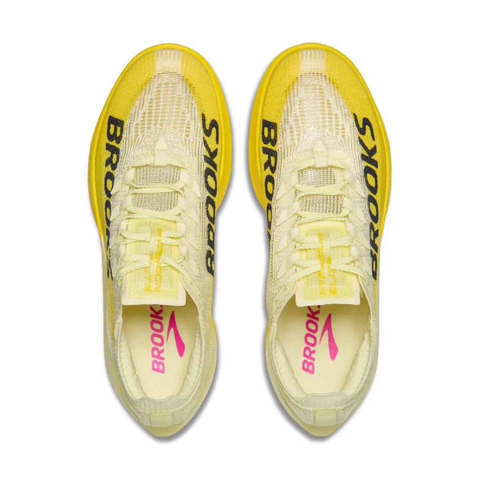 Brooks Unisex Hyperion Elite 5 Running Shoes in Luminary/Yellow/Gray SS26 - Image 2