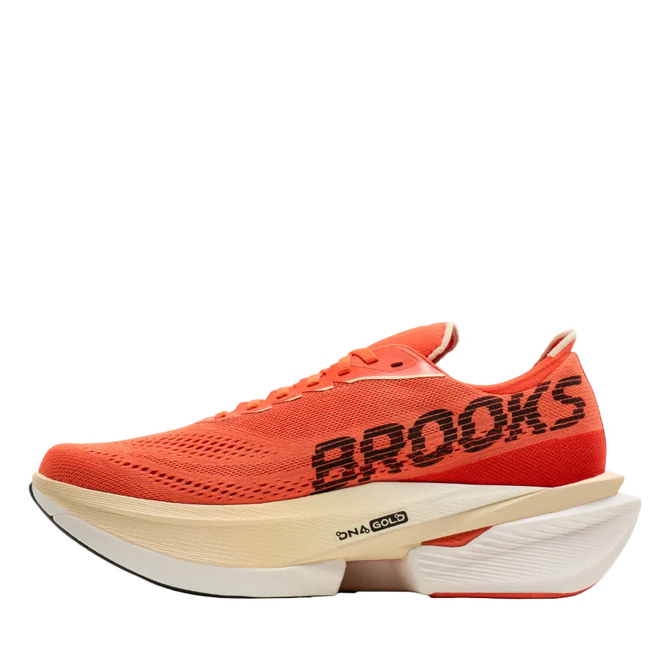 Brooks Men's Hyperion Max 4 Running Shoes in Tigerlily/Wood Ash/Black AW26 - Image 5