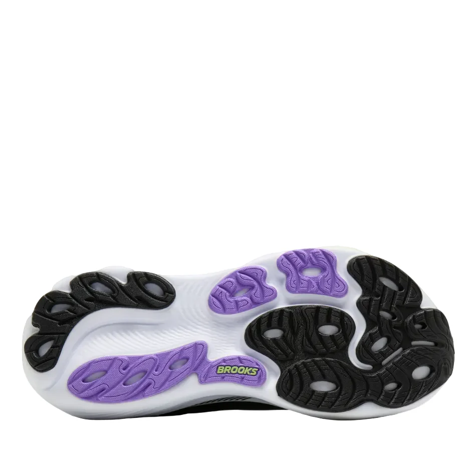 Brooks Women's Adrenaline GTS 25 Running Shoes in Black/Blackened Pearl/Purple AW26 - Image 4